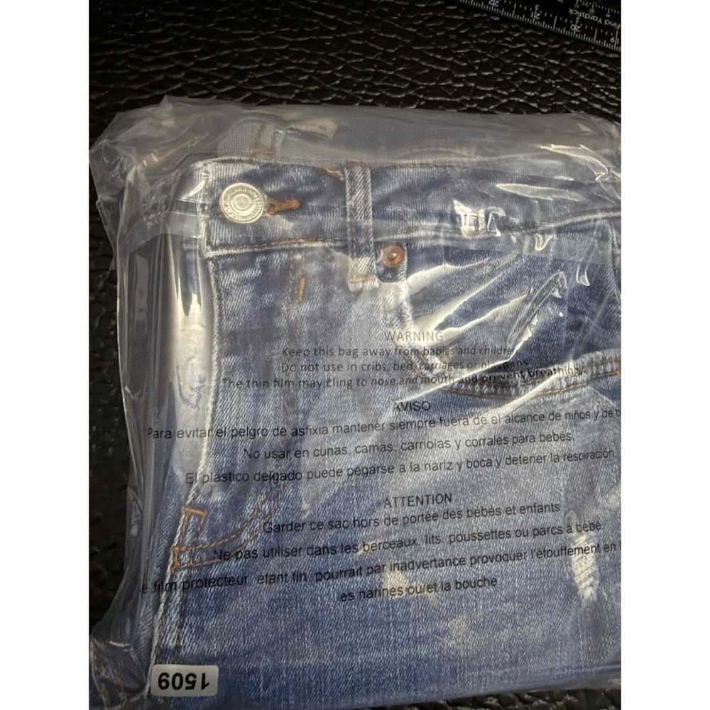 Zara The Skinny Jeans Womens‎ 6 Medium Wash Distressed Frayed Stepped Hem Blue - Picture 6 of 12